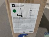 a cardboard box that has a sticker on it