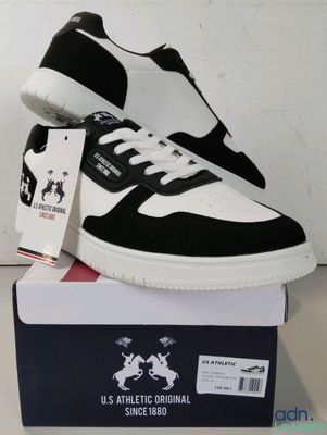 baskets Nike Air Force 1 Low noir et blanc pour homme