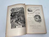 an open book with illustrations of animals in it
