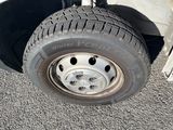 a close up of a tire on a truck