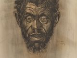 un vieux dessin représentant un homme barbu et moustachu
