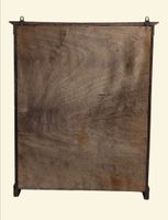 Vitrine d'applique en acajou et placage d'acajou. (photo 5)