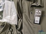 a close up of a shirt with a tag on it
