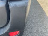 a close up of the front bumper of a car