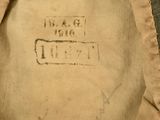 a close up of a hat with a label on it