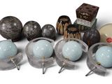 a lot of balls that are sitting on a table