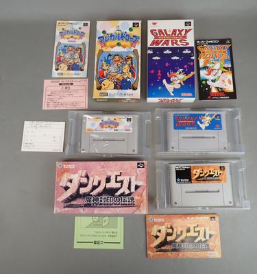 il y a plein de jeux Nintendo sur la table