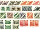 une image représentant une collection de timbres aux motifs variés