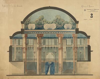 Important projet d'Architecture représentant la salle de con…