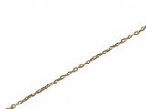 an image of a gold chain with a heart charm on it