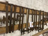 a wall that has a bunch of different types of tools on it