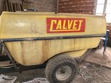 a large yellow machine that is sitting in a room