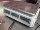 an image of a scale on a kitchen counter