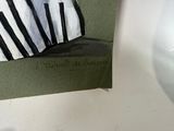 a card with a picture of a zebra on it