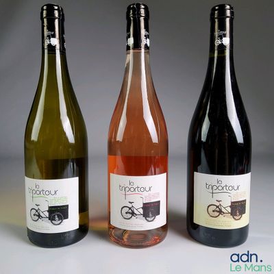 trois bouteilles de vin posées l'une à côté de l'autre sur une table