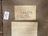a piece of paper on a piece of paper with writing on it