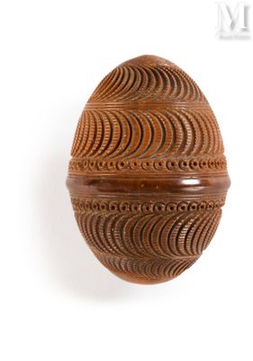a wooden box with a decorative design on it