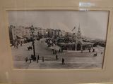a black and white photo of a city street
