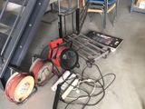 a room with a lot of different items on the floor