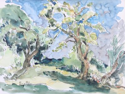 André LEGALLAIS (1921-1981) Les arbres à la campagne