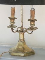 LAMPE BOUILLOTTE à deux bras de lumière en bronze et abat-jo… (photo 3)