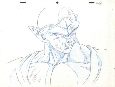 dessin représentant un homme en costume tenant une épée