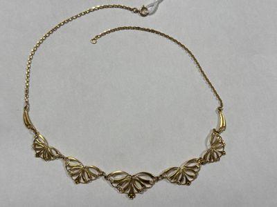 Beau collier draperie or, 15g83 - Photo 1