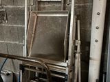 a picture of a room with a chair and a chair in it