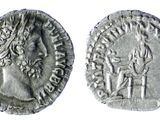 une pièce de monnaie en argent portant l'image d'un homme et d'une femme