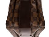 louis vuitton damier canvas and leather shoulder bag