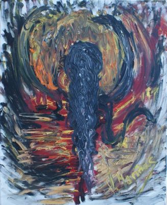 Victor Marinas. Né en 1970. Huile sur toile signée en bas à …