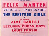poster for the concert le cabaret at the mont - carlo in paris, france