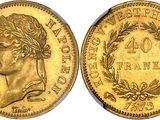 an image of a gold coin with a woman ' s head on it