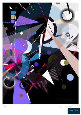 an image of a picture of a very colorful abstract design