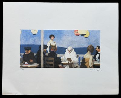 Edward HOPPER (1882-1967), d'après," Soir bleu ", reprograph…
