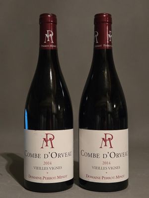 deux bouteilles de vin rouge posées l'une à côté de l'autre sur une table