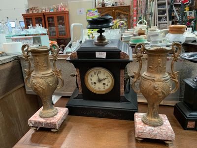 Garniture de cheminée composite en marbre - Photo 1