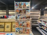many religious items on display in a store