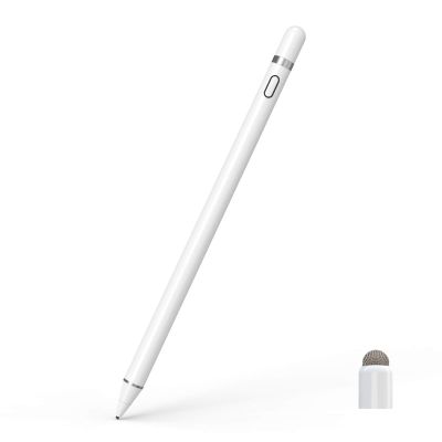 un stylo blanc posé à côté d'un petit objet blanc