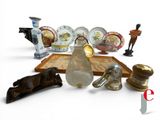 a lot of different items that are sitting on a table