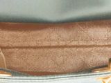 a close up of the inside of a purse