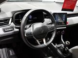 a steering wheel and dashboard of a car on display
