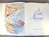 un livre avec une image représentant des bateaux sur l'eau