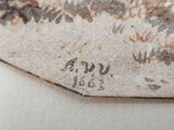 a close up of a piece of paper with writing on it