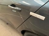 a sticker on the door of a car that says victory