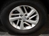 a close up view of a tire on a vehicle