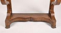Console en placage d'acajou ouvrant par un tiroir en ceintur… (photo 2)