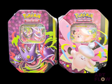deux boîtes à Pokémon sur lesquelles figure l'image d'un personnage de Pokémon