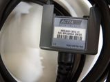 a cable that is connected to a device with a barcode on it