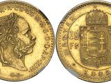an image of a gold coin with a crown on it